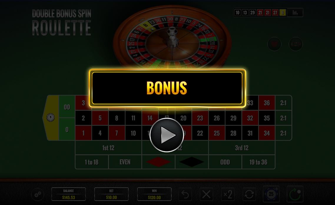 Double Bonus Spin Roulette